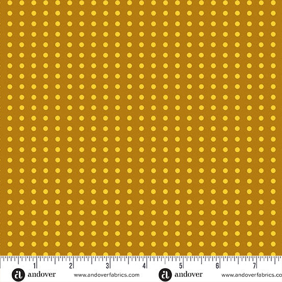Andover Jinny 10331 Y Butterscotch Dotty By The Yard