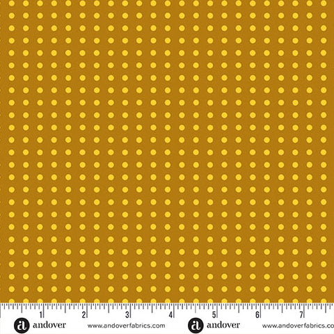Andover Jinny 10331 Y Butterscotch Dotty By The Yard
