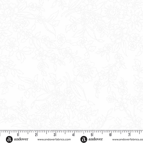 Andover Simply Light 10445 L White Meadow By The Yard