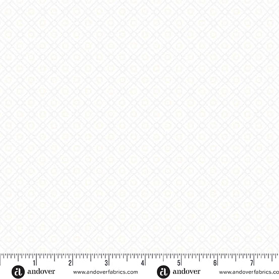 Andover Simply Light 10450 C Silver Criss Cross By The Yard