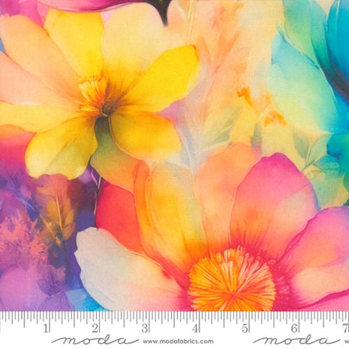 Moda Gradients Gallery 108044 11 Rainbow Luminescent Garden EXTRA WIDE 108" BACKING - 3 YARD CUT