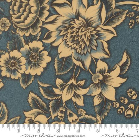Moda Miss Mollie 108048 20 Indigo Floral Abundance EXTRA WIDE 108" BACKING - 2.75 YARD CUT