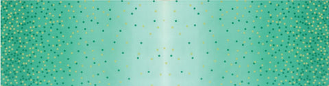 Moda Best Ombre Confetti Metallic 10807 31M Teal By The Yard