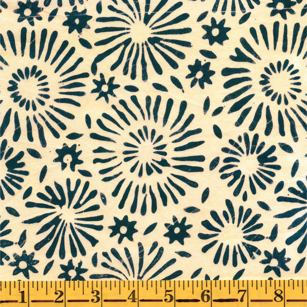 Jordan Fabrics Batik 1081 02BGE Beige Sunflower By The Yard