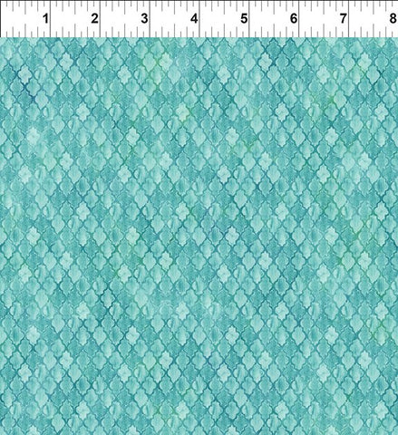 In The Beginning - Butterfly Fantasy - 10BF 1 Lattace Teal By The Yard