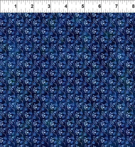 In The Beginning Glorious Garden 10GAR 1 Blue Vine By The Yard