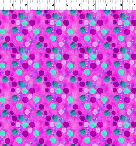 In The Beginning ABC's Of Color 10JHW 2 Purple Dots By The Yard