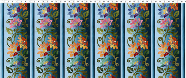 In The Beginning Counterpoint 1123SEW 1 Multi Border By The Yard
