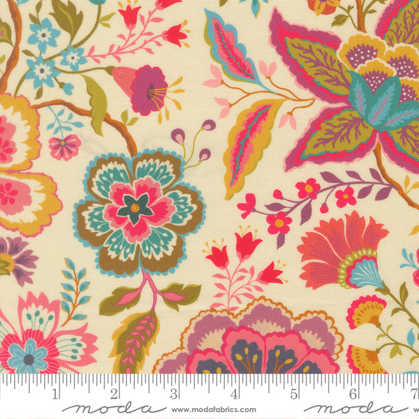Moda Sitara 11980 11 Cream Jasmine By The Yard