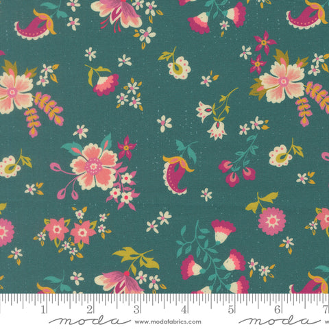 Moda Sitara 11982 14 Dark Teal Davina By The Yard