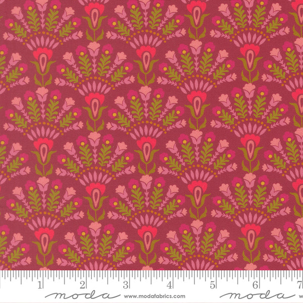 Moda Sitara 11983 20 Rose Wine Opaline By The Yard