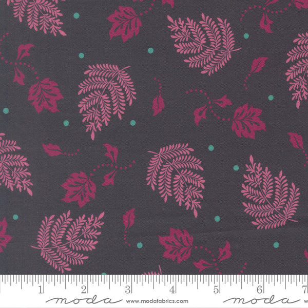 Moda Sitara 11986 12 Midnight Paisley Leaf By The Yard