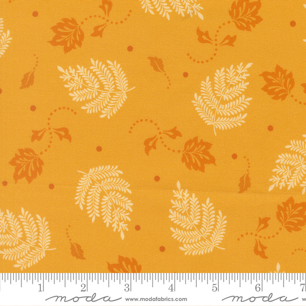 Moda Sitara 11986 19 Dijon Paisley Leaf By The Yard