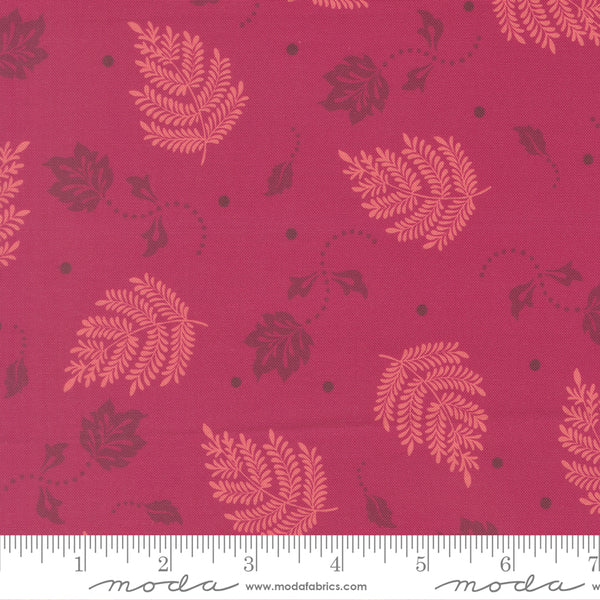 Moda Sitara 11986 24 Pomegranate Paisley Leaf By The Yard