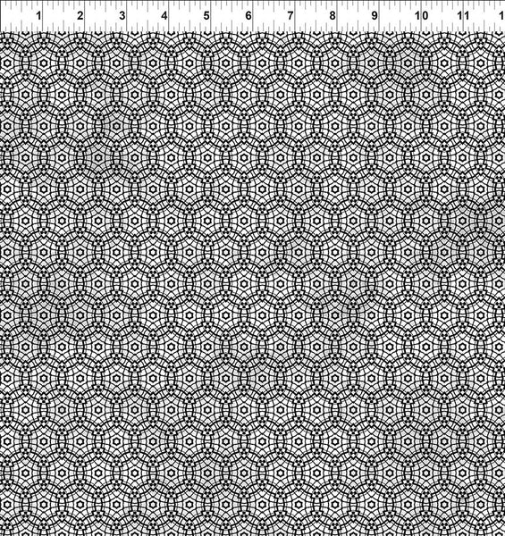 In The Beginning La Luna 12LL 1M Gray/Silver Circles By The Yard