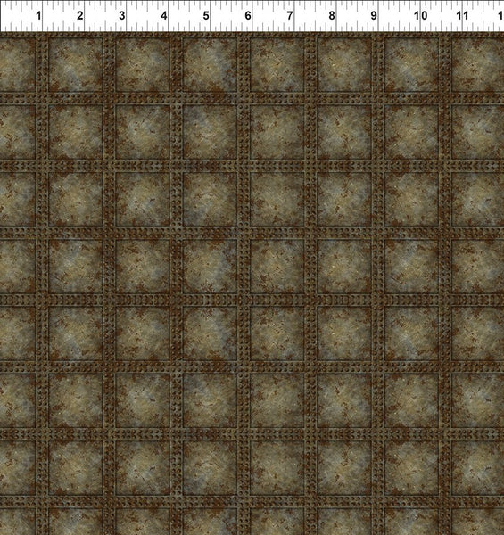 In The Beginning Steampunk Menagerie 12ST 1 Gray Rivets By The Yard