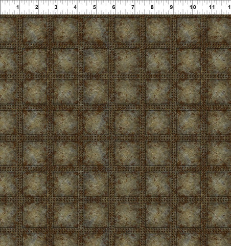 In The Beginning Steampunk Menagerie 12ST 1 Gray Rivets By The Yard