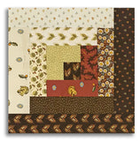 Andover Pre-Cut 12 Block Log Cabin Quilt Kit - Gathering