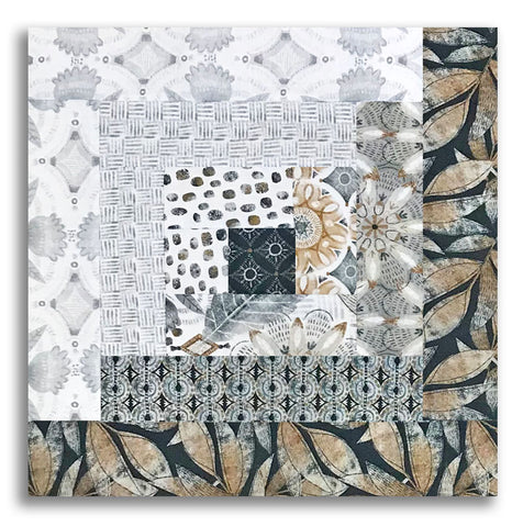 Blank Quilting Pre-Cut Log Cabin Table Runner Kit - Zanzibar
