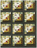 Henry Glass & Co. Pre-Cut 12 Block Log Cabin Quilt Kit - Chicken Shack - COOP