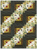 Henry Glass & Co. Pre-Cut 12 Block Log Cabin Quilt Kit - Chicken Shack - COOP