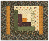 Moda Kansas Troubles Pre-Cut Log Cabin Table Runner Kit - Autumn Prairie