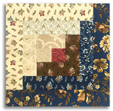 Moda  Pre-cut 12 Block Log Cabin Quilt Kit - Lydia's Lace