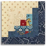 Moda  Pre-cut 12 Block Log Cabin Quilt Kit - Saddle Ranch - BANDANA