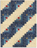 Moda  Pre-cut 12 Block Log Cabin Quilt Kit - Saddle Ranch - BANDANA