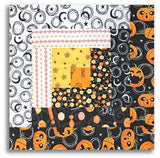 Patrick Lose Pre-Cut Log Cabin Table Runner Kit - Trick Or Treat - Jack O' Lantern