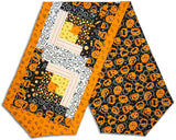 Patrick Lose Pre-Cut Log Cabin Table Runner Kit - Trick Or Treat - Jack O' Lantern