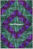 Hoffman Bali Batiks Pre-Cut 12 Block Log Cabin Quilt Kit - Crocus