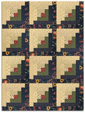 Moda Kansas Troubles Quilters Pre-cut 12 Block Log Cabin Quilt Kit - Daisy Lane - DAISY BLUE