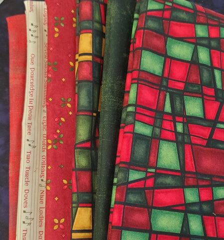 Matt's Mystery Bundles -  5.22 yards - 12 Day of Christmas - Remnants