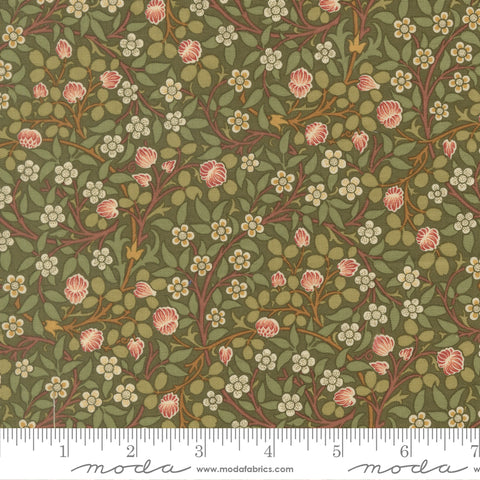 Moda Morris Muse 13385 12 Sage Clover By The Yard
