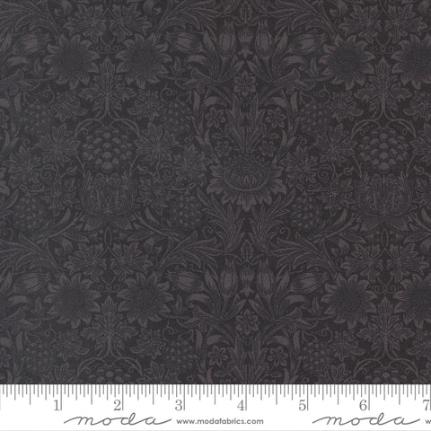 Moda Morris Muse 13386 15 Ebony Sunflower Damask By The Yard
