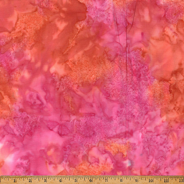 Hoffman Batik 1384 769 Coral Rose Smoothies By The Yard