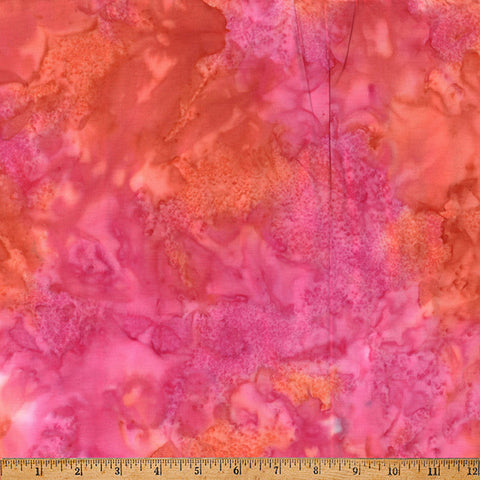 Hoffman Batik 1384 769 Coral Rose Smoothies By The Yard