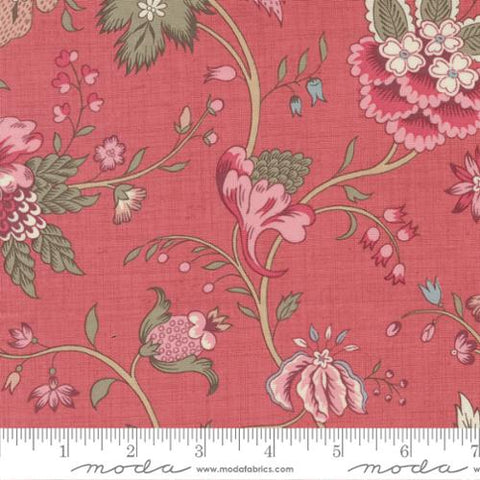 Moda French General - Antoinette 13951 15 Faded Red By The Yard