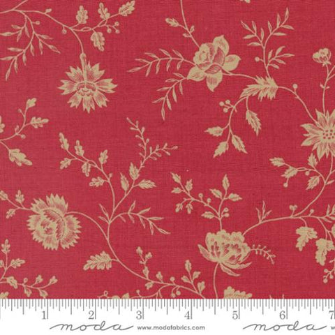 Moda - French General - Rouenneries Trois 13962 14 Rouge By The Yard