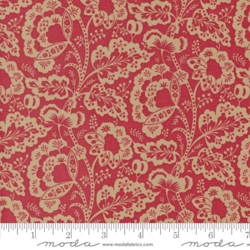 Moda - French General - Rouenneries Trois 13963 16 Rouge By The Yard