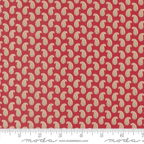 Moda - French General - Rouenneries Trois 13967 16 Rouge By The Yard