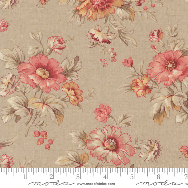 Moda - French General - Joie De Vivre 13981 15 Roche Cosmos Floral By The Yard