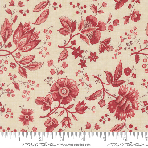 Moda - French General - Joie De Vivre 13982 11 Pearl Rural Jardin Floral By The Yard