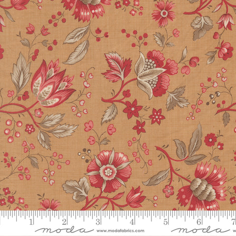 Moda - French General - Joie De Vivre 13982 14 Tea Rural Jardin Floral By The Yard