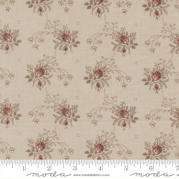 Moda - French General - Fleur De Paris 13994 15 Smoke Primvere By The Yard