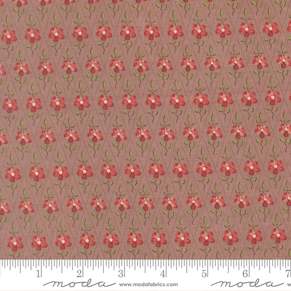 Moda - French General - Fleur De Paris 13997 17 Lavender Paquerette Checks By The Yard