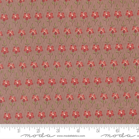 Moda - French General - Fleur De Paris 13997 17 Lavender Paquerette Checks By The Yard