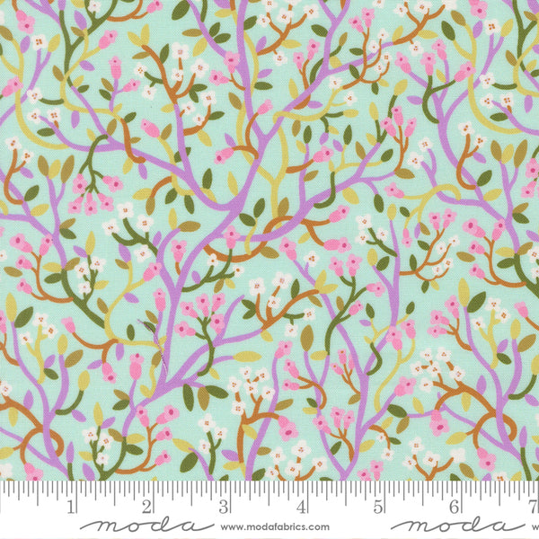 Moda Floral Fondant 14133 16 Sky Jungle Floral By The Yard