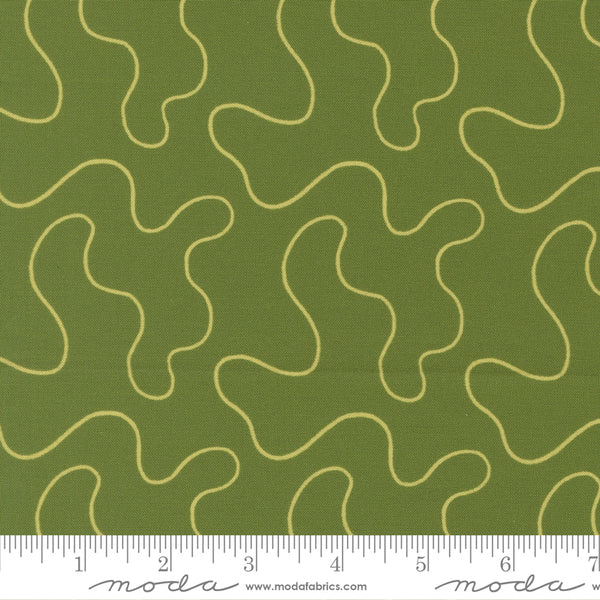 Moda Floral Fondant 14136 18 Leaf Spiraling Threads By The Yard